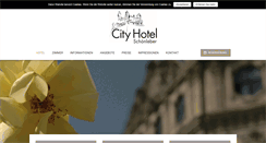 Desktop Screenshot of cityhotel-schoenleber.de