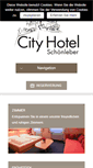 Mobile Screenshot of cityhotel-schoenleber.de